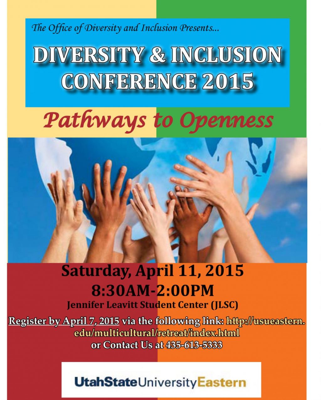 Diversity & Inclusion Conference next week USU Eastern Eagle