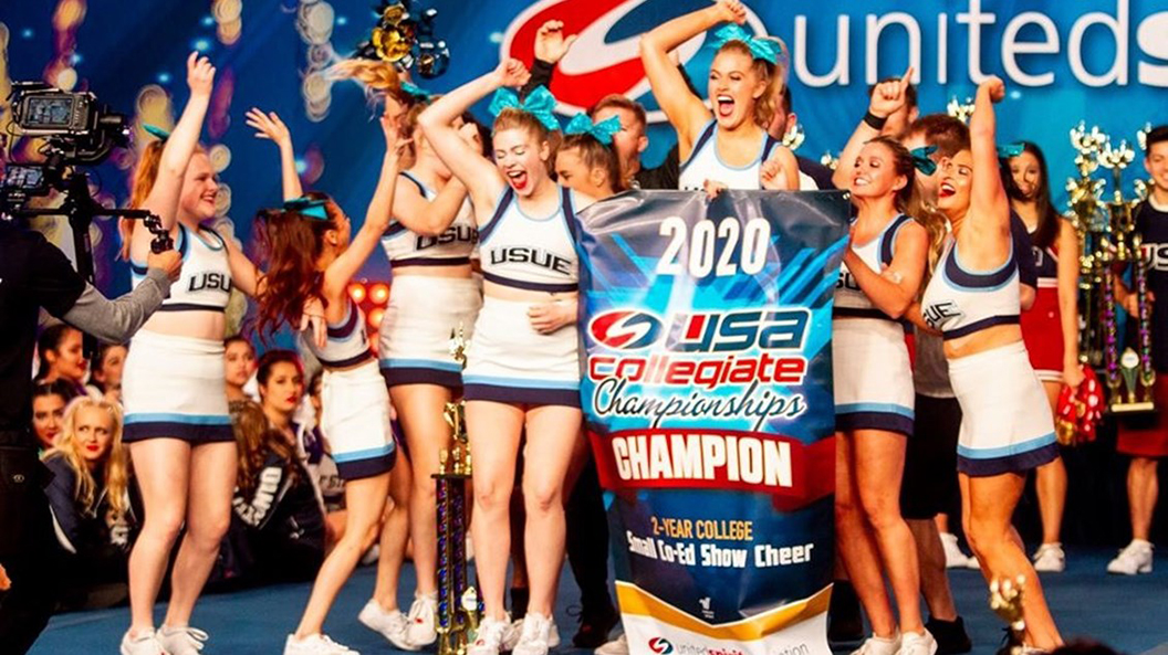 Cheer wins first place at nationals – USU Eastern Eagle