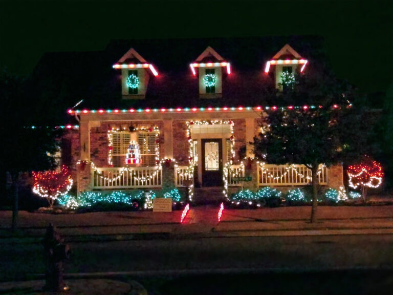 Christmas Lights house