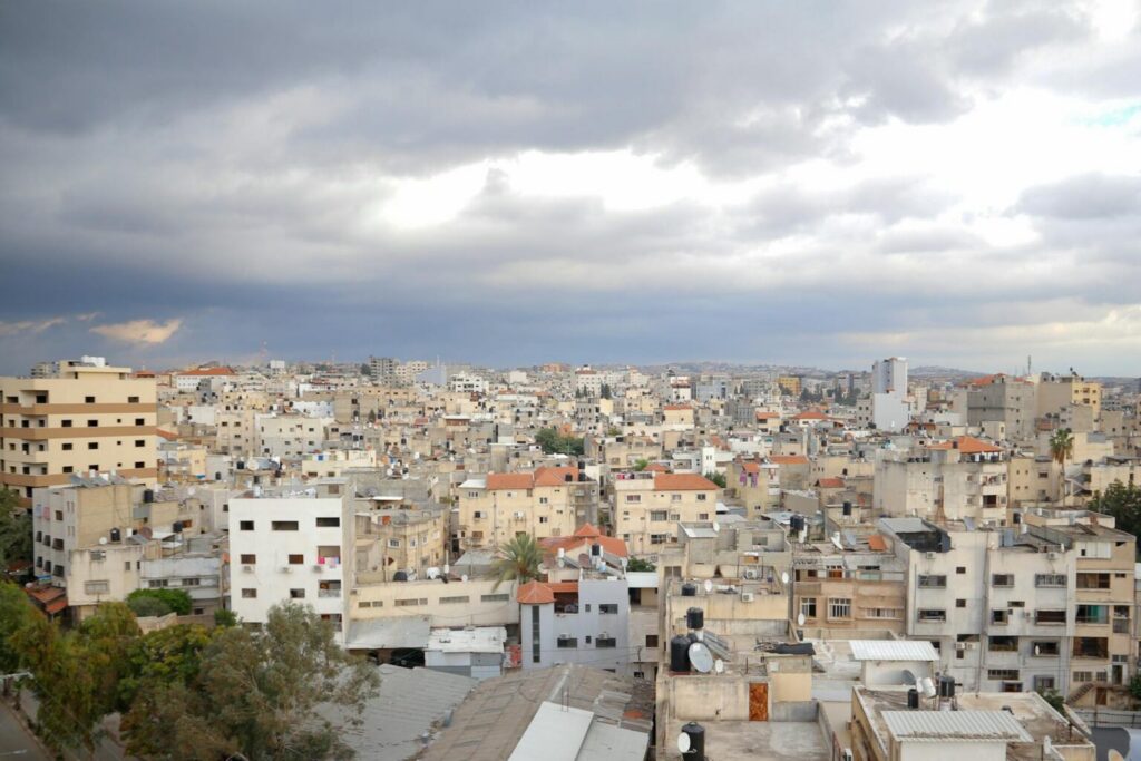 cityscape of a eastern country city
