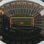 top view of american soccer field