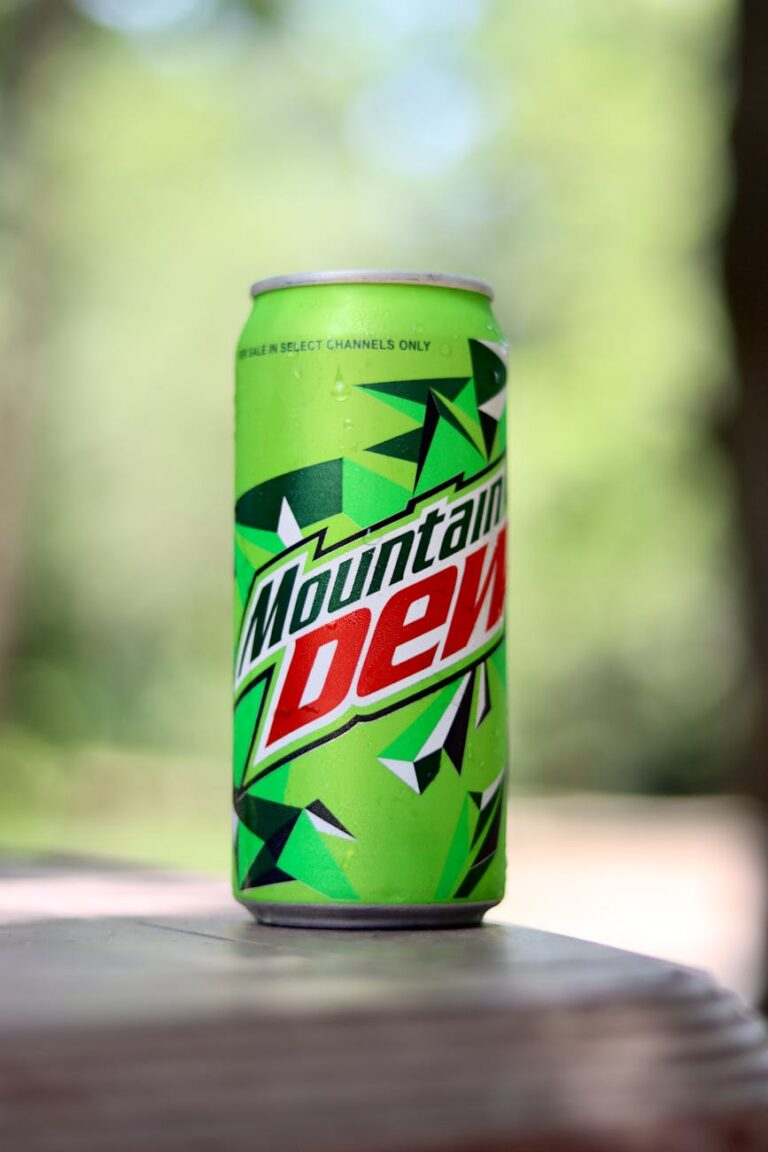 can of mountain dew