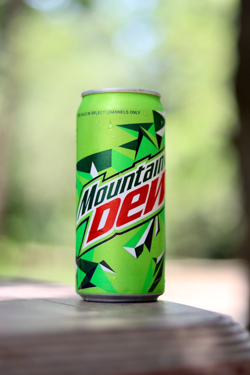 can of mountain dew