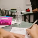 student cheating during an exam